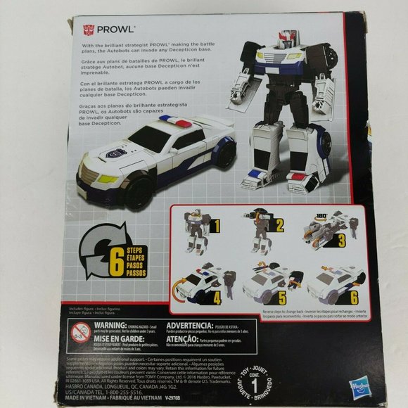 Prowl Transformers Generations Action Figure New NIB Hasbro Walgreens Exclusive - Picture 4 of 4